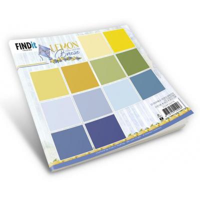 Find It Trading Yvonne Creations Lemon Breeze - Solids Paper Pack
